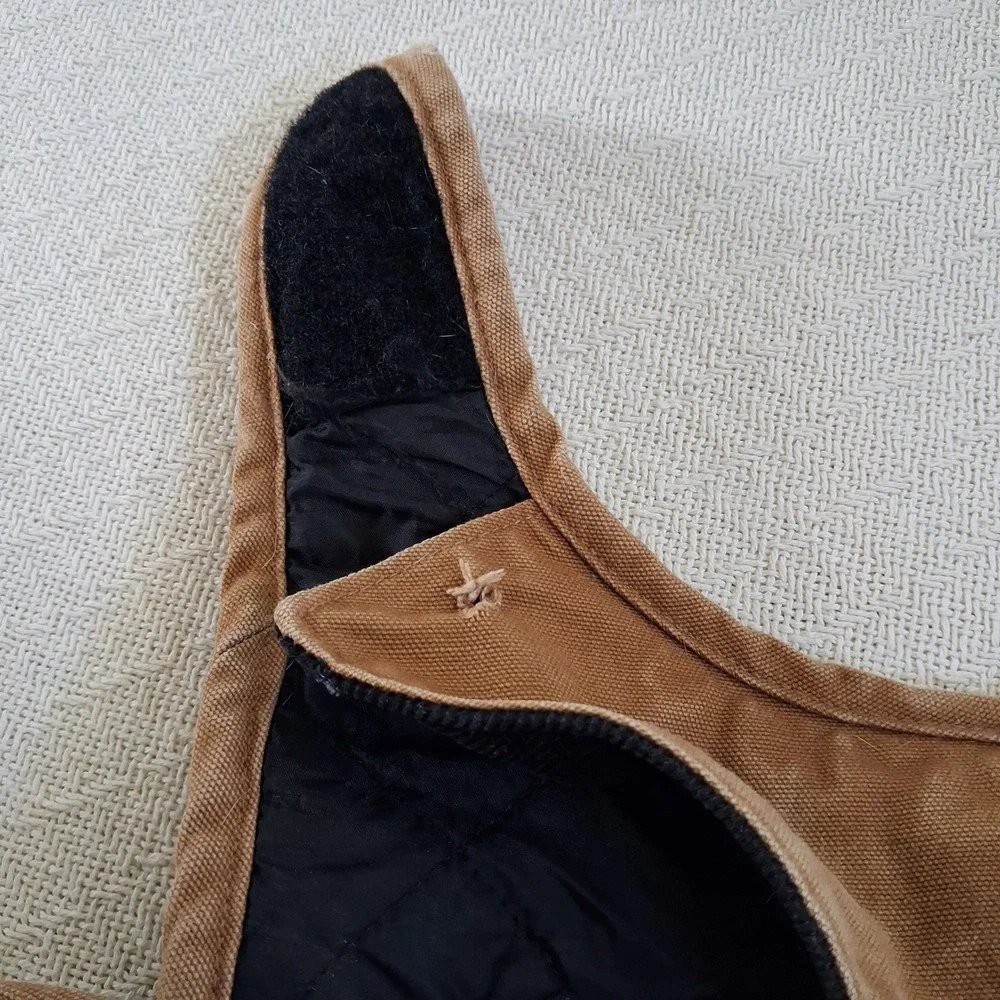 carhartt small brown duck canvas dog chore coat gorpcore streetwear pet jacket